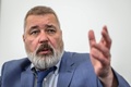 スイス・ジュネーブで会見するノーベル平和賞受賞者のドミトリー・ムラトフ氏（2022年5月3日撮影）。(c)Fabrice COFFRINI / AFP