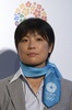 東京五輪招致委員会（Tokyo 2020 Bid Committee）は5日、アルゼンチン・ブエノスアイレス（Buenos Aires）で記者会見に臨み、スポーツディレクターの荒木田裕子（Yuko Arakida）理事は、もし東京が2020年夏期五輪の開催地に選ばれたら、2011年の東日本大震災の影響を受けた若者を勇気づけることができるだろうと話した。

記者会見に臨む女子レスリングの金メダリスト、小原日登美（Hitomi Obara、2013年9月5日撮影）。(c)AFP/Juan MABROMATA
