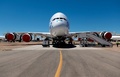 スペイン・テルエル空港に駐機する各社の航空機（2020年5月18日撮影）。(c)JOSE JORDAN / STR / AFP