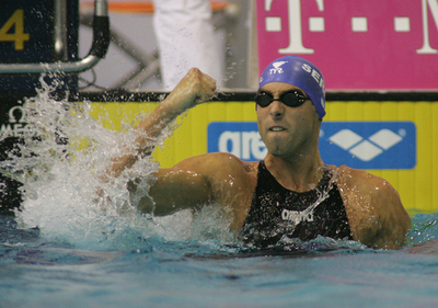 カビッチ 男子50メートル自由形で優勝