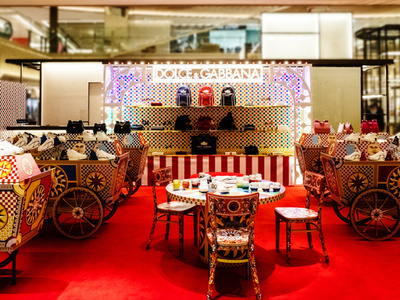 イタリアのマーケットをイメージ、「ドルチェ＆ガッバーナ」ポップアップストア