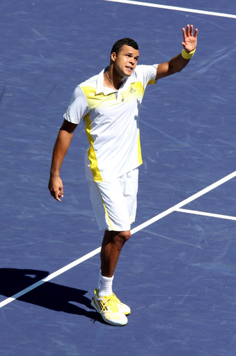 ツォンガがフィッシュ下し4回戦進出、BNPパリバ・オープン