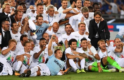 ラツィオが伊スーパーカップ制覇、土壇場のゴールでユーべ破る