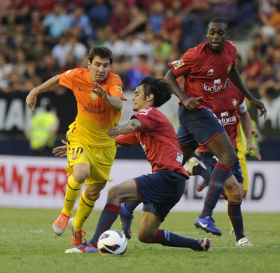 FCバルセロナ、メッシの2得点でオサスナに辛勝