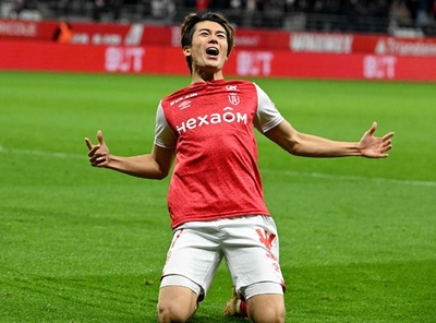 中村敬斗がゴール スタッド・ランスを勝利に導く