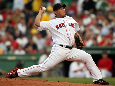 松坂 7回無失点で14勝目