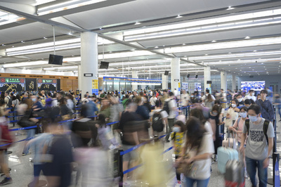 2024年の中国の出入国者数 6億1000万人に増加