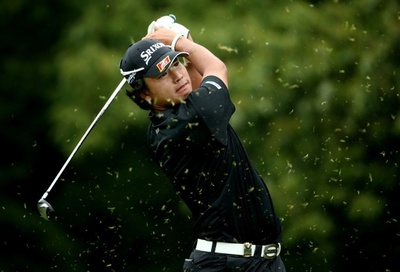 松山、通算1オーバー69位タイで予選通過 全米プロゴルフ選手権