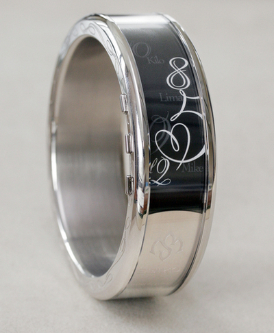 ブレスレットに流れるアラビア文字、セイコーが新製品