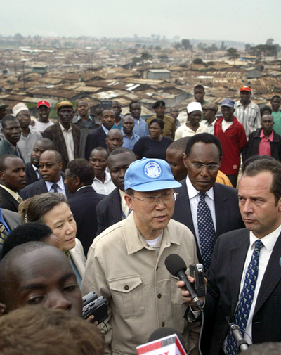 IPCCの報告を受け、潘事務総長、世界各国に迅速な温暖化対策を訴える - ケニア