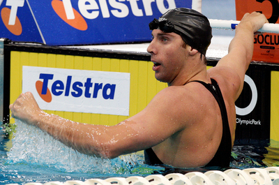 ハケット 200メートル自由形で優勝