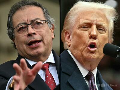 トランプ氏、コロンビアに報復関税 移民送還拒否受け