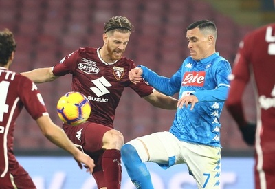 ナポリ、再びドローで優勝は絶望的 3位インテルとの勝ち点差は7に