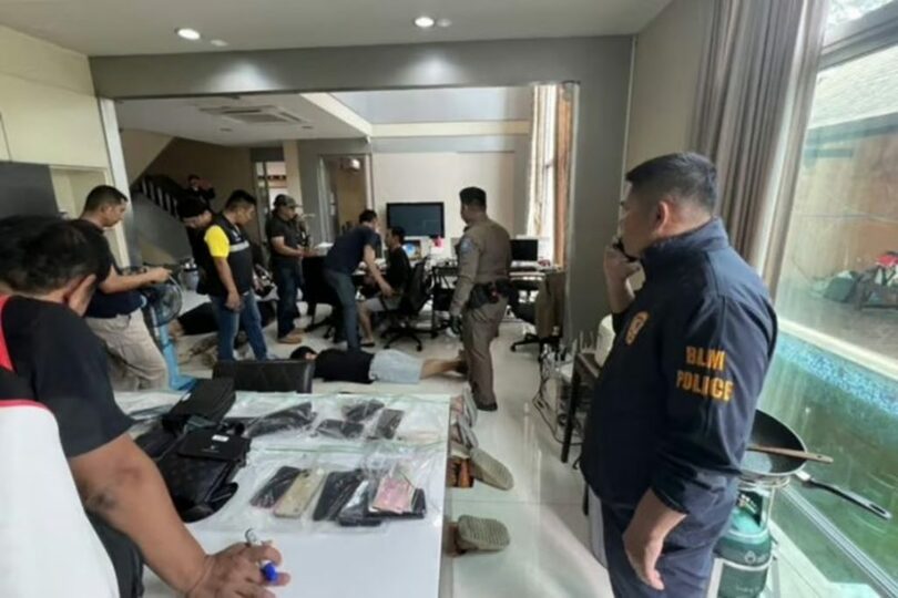 タイ・パタヤで摘発された韓国人詐欺組織＝バンコク・ポスト(c)MONEYTODAY