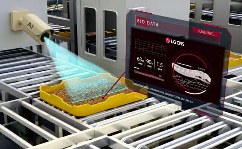 昆虫スマートファクトリーファームサービスの予想イメージ＝LG CNS(c)KOREA WAVE