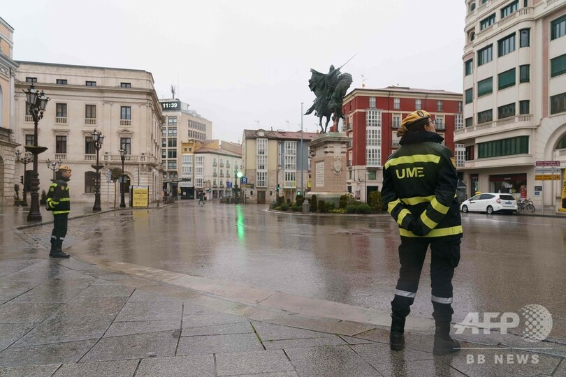 スペイン、NATOに人道支援要請 新型コロナ死者2700人に迫る