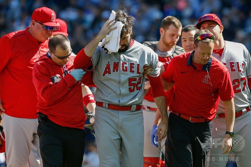 ライナー直撃で頭部にひび、エンゼルスのシューメイカーが今季絶望