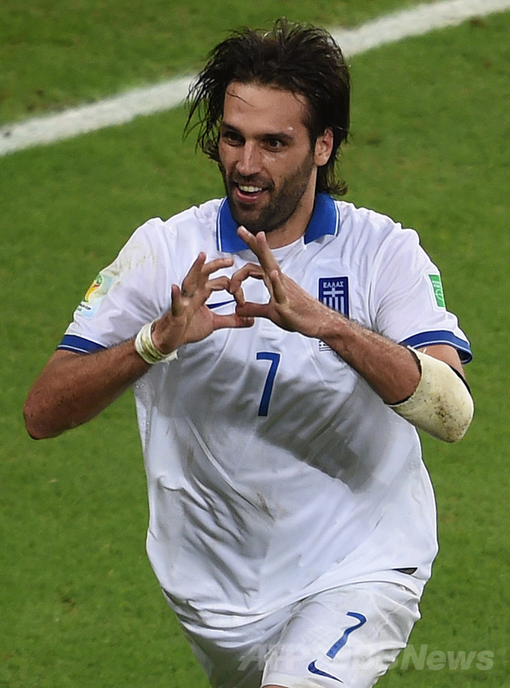 ギリシャが劇的勝利でw杯16強 サマラスがpkで決勝弾 写真10枚 国際ニュース Afpbb News