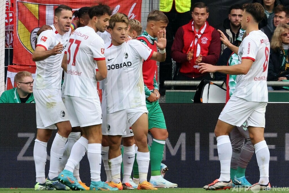 堂安律が決勝ゴール フライブルクは暫定3位浮上 写真6枚 国際ニュース