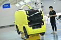 新石器（NEOLIX）の自動運転車常州スマート生産工場はこのほど、中国江蘇省常州市武進国家ハイテク産業開発区で本格的な稼働を開始した（2019年5月24日撮影）。(c)Xinhua News
