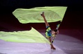 ソチ冬季五輪、フィギュアスケート・エキシビションの演技に臨むアデリナ・ソトニコワ（Adelina Sotnikova、2014年2月22日撮影）。(c)AFP/YURI KADOBNOV