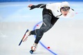 北京冬季五輪、スピードスケート男子1000メートル。レースに臨む新浜立也（2022年2月18日撮影）。(c)SEBASTIEN BOZON / AFP