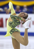 世界フィギュアスケート選手権（ISU World Figure Skating Championships 2012）は29日、フランスのニース（Nice）で女子シングル・ショートプログラム（SP）が行われ、イタリアのカロリーナ・コストナー（Carolina Kostner）は61.00点で3位につけた。

演技に臨むカロリーナ・コストナー（2012年3月29日撮影）。(c)AFP/SEBASTIEN NOGIER