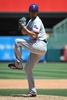 14MLB、ロサンゼルス・エンゼルス・オブ・アナハイム（Los Angeles Angels of Anaheim）対テキサス・レンジャーズ（Texas Rangers）。先発登板したテキサス・レンジャーズのダルビッシュ有（Yu Darvish、2014年5月4日撮影）。(c)AFP/Getty Images/Lisa Blumenfel
