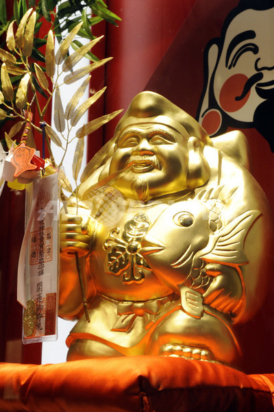 純金のえびす様で商売繁盛？大阪 写真4枚 国際ニュース：AFPBB 