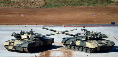 「戦車バイアスロン」、第一回国際大会開催 ロシア