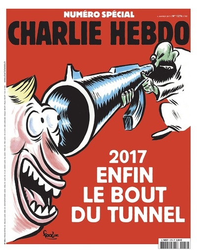 仏風刺週刊紙、襲撃から2年の特別号発行 ブラックユーモア貫く