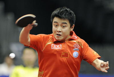 王皓 男子シングルス8強入り、世界卓球