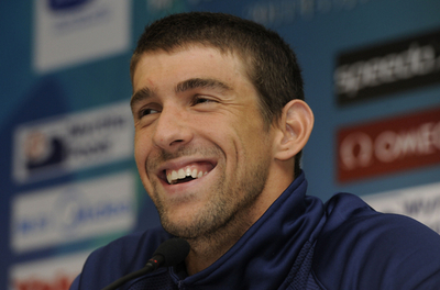 最後の五輪見据え臨むフェルプス、世界水泳