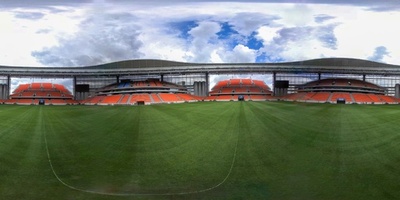 【360°パノラマ写真】ロシアW杯、日本対セネガル戦の会場エカテリンブルク・アリーナ