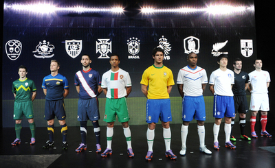 ナイキ W杯出場国の新ユニフォームを発表