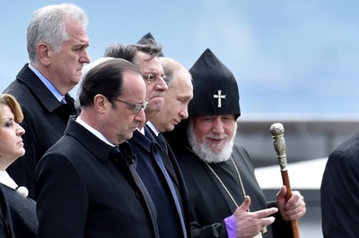 アルメニア人虐殺100年追悼式典、今も外交の「地雷原」