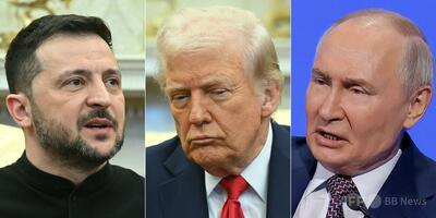 トランプ氏、ウクライナ直接協議出席を検討  プーチン氏参加は不明