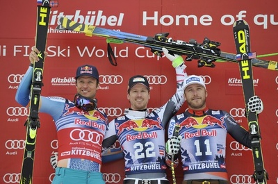 ライヘルトが男子滑降第6戦を制す、アルペンスキーW杯