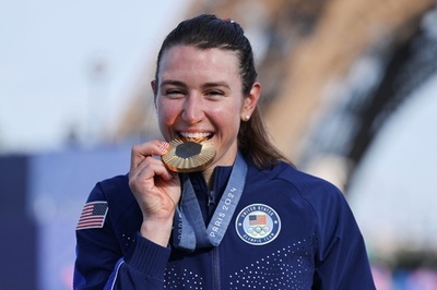 米のフォークナーが金 パリ五輪自転車女子ロードレース