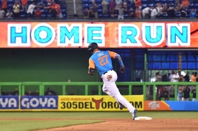 マーリンズのスタントンが今季50号、8月達成は史上6人目の快挙