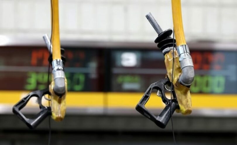 ソウル市内のあるガソリンスタンドに設置された給油機＝写真は記事の内容とは関係ありません(c)news1