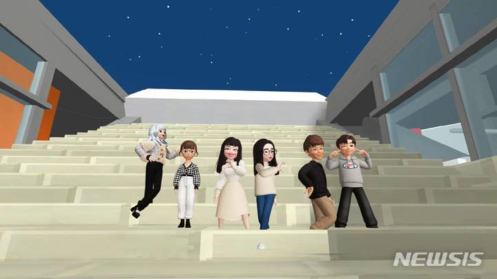 全州大が開設したメタバース図書館（写真=全州大学提供）(c)NEWSIS