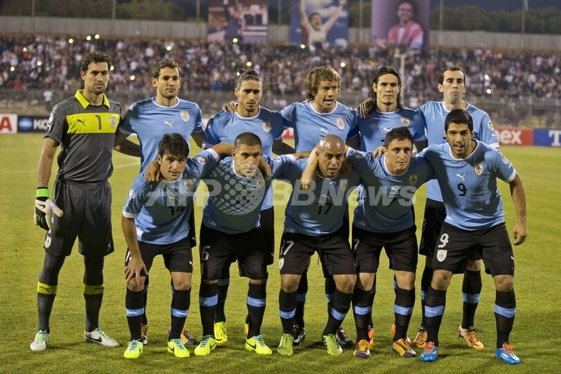 ウルグアイ、5発でヨルダンに大勝 W杯大陸間プレーオフ