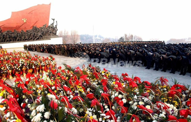 金総書記死去から2年、北朝鮮で追悼大会