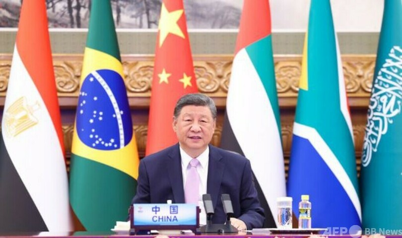 中国の習主席 BRICS首脳オンラインサミットで演説