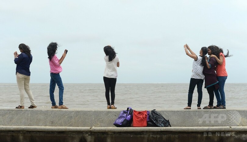 セルフィー危険スポット特定、転落事故受け 印ムンバイ