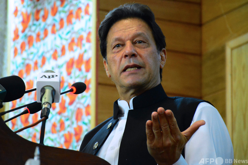 カシミールの一部を州に、パキスタン首相表明 インド反発