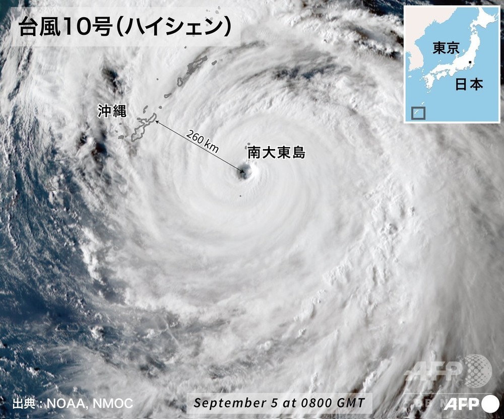 台風10号 今まで経験ない暴風 大雨の恐れ 写真4枚 国際ニュース Afpbb News