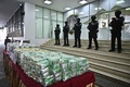 タイの麻薬取締局が押収した覚醒剤。タイのバンコクで（2023年1月24日撮影）。(c)Lillian SUWANRUMPHA / AFP