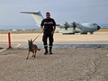 モロッコへと向かうスペインの救助隊。スペイン軍の緊急事態対処部隊提供（2023年9月10日撮影・提供）。(c)AFP PHOTO / UME